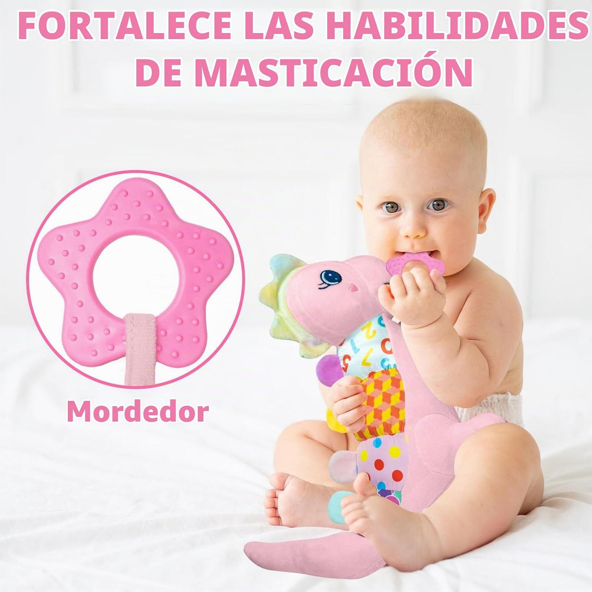 Juguetes musicales de dinosaurio para bebés de 0-3-6-9-12 meses, ju...