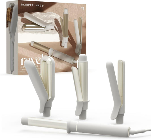 Sharper Image® Revel Plancha de Peinado 4 en 1 |4 Accesorios| Multi...