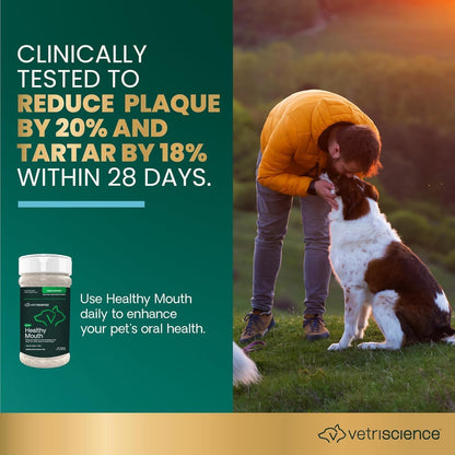 VetriScience Polvo de cuidado dental, soporte perio clínicamente pr...