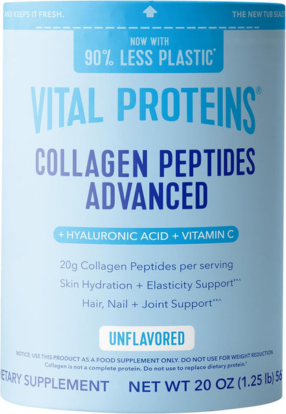 Vital Proteins - Péptidos de colágeno en polvo, de vacas alimentada...