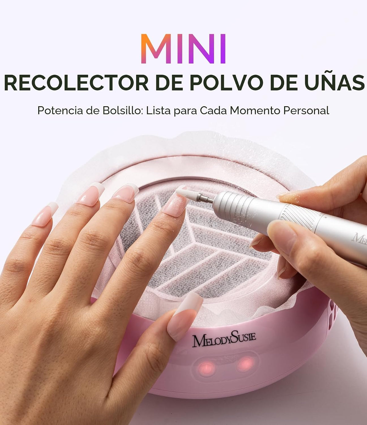 MelodySusie Colector de polvo de uñas de bolsillo HProA para elimin...