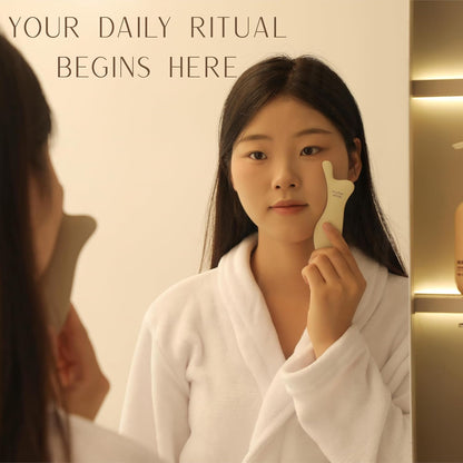 Nude Ritual Herramienta Gua Sha 4 en 1 para rostro \u2013 Escultura...