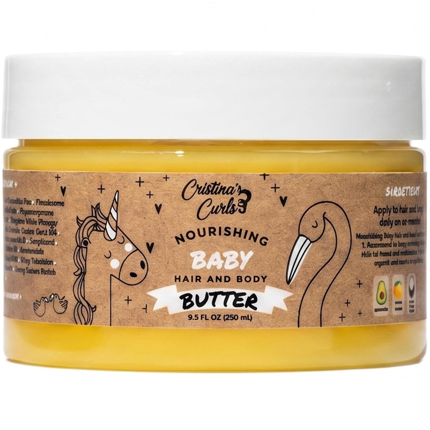 Cristina's Curls Mantequilla nutritiva para el cabello y el cue...