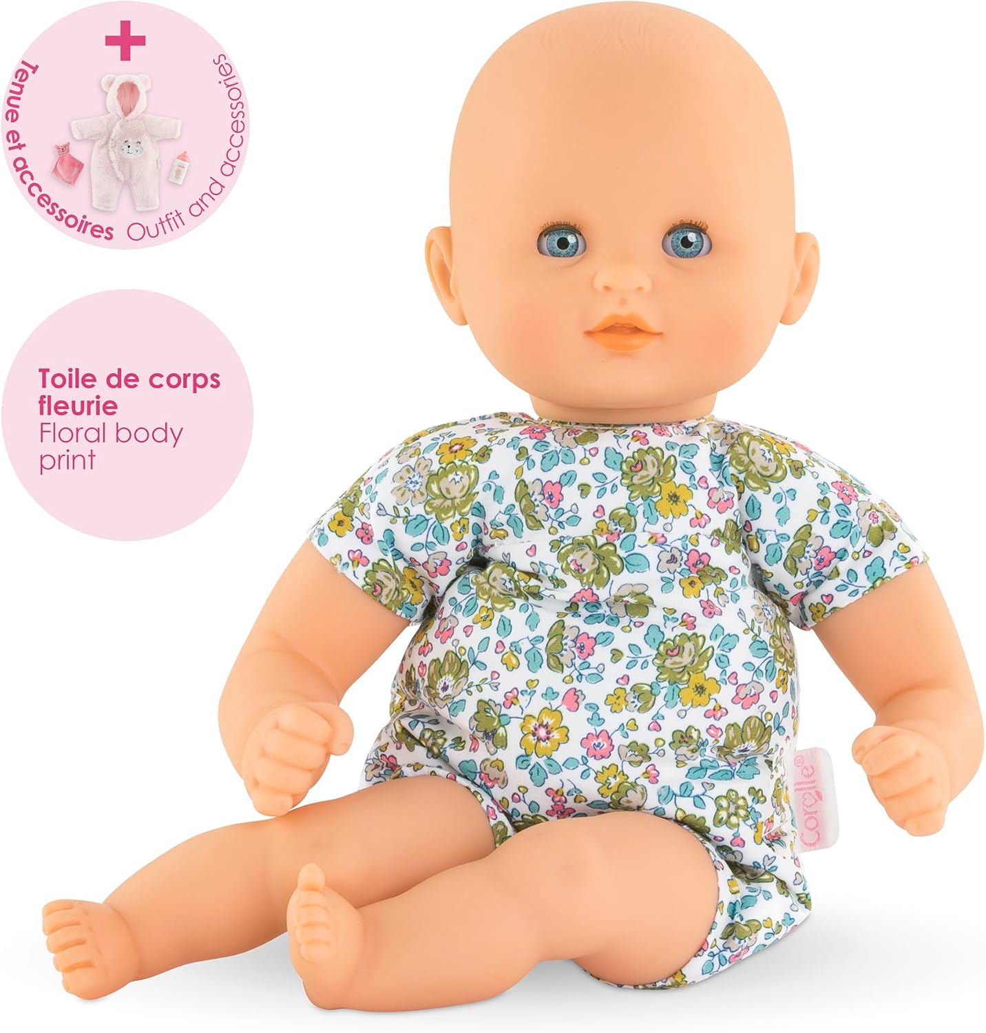 Corolle My First Baby Doll Oso de Peluche Abrazable - Muñeca bebé n...