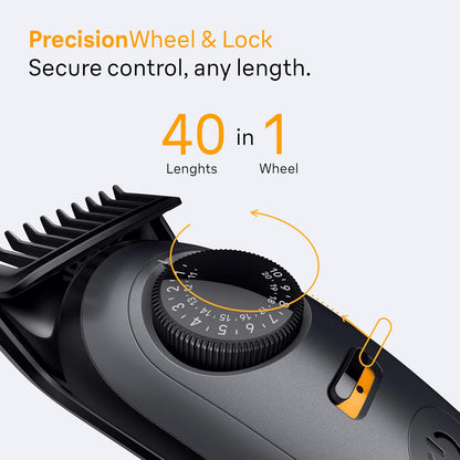 Braun Serie 5 todo en uno Kit de aseo para barba y cuerpo para hombres, recortadora inalámbrica, cortadora de pelo y afeitadora para cara, cabello y cuerpo con cabezal de afeitado suave, AIO 5510