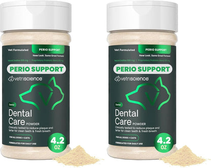 VetriScience Polvo de cuidado dental, soporte perio clínicamente pr...