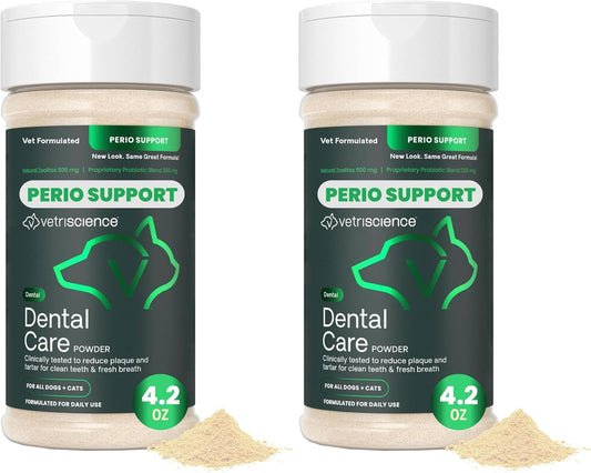 VetriScience Polvo de cuidado dental, soporte perio clínicamente pr...