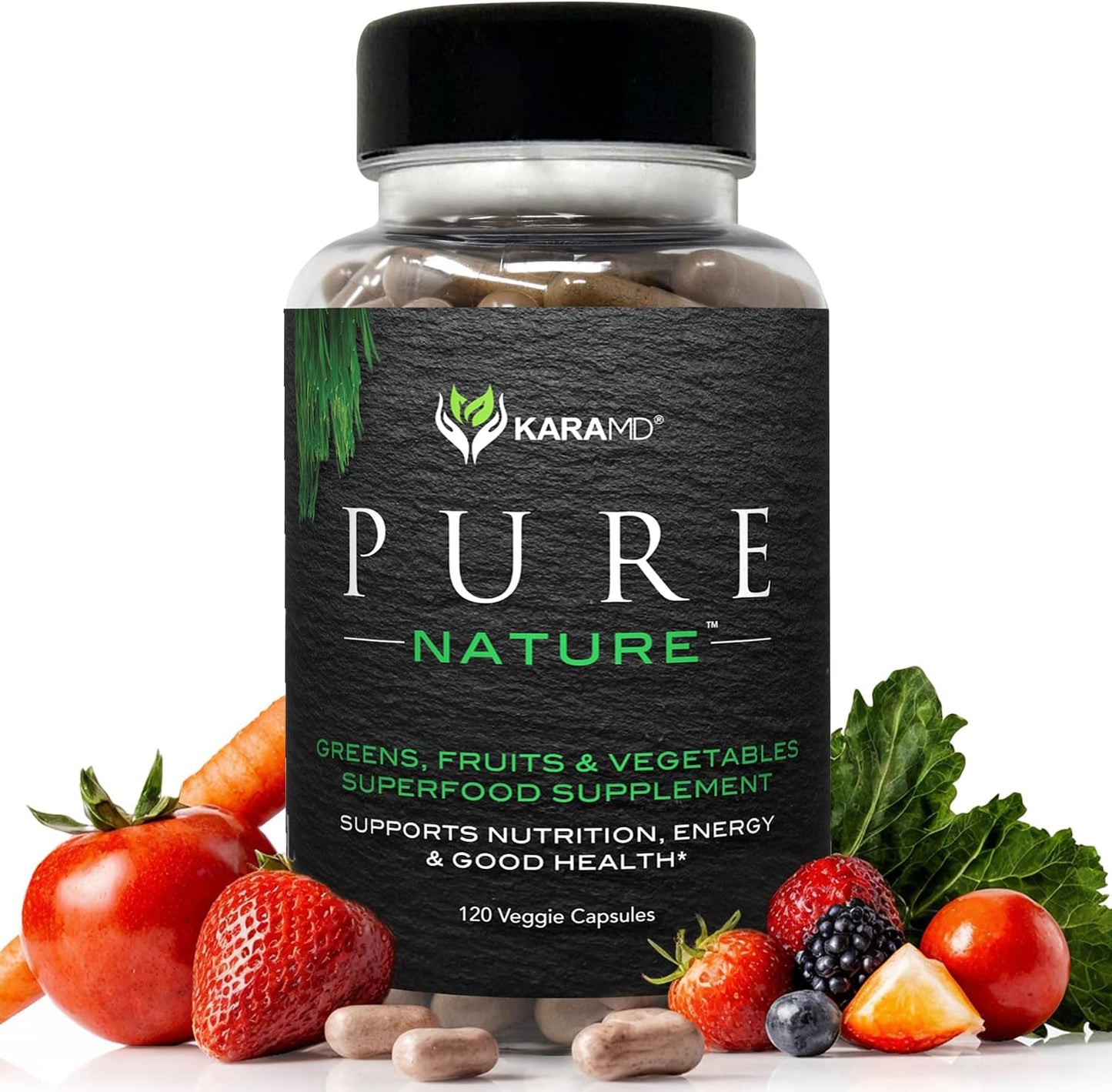 KaraMD Pure Nature | Suplemento de verduras, frutas y vegetales | V...
