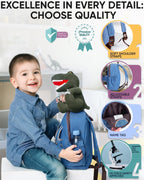 Mochila para niños pequeños Naturally KIDS con. Juguete de dinosaur...