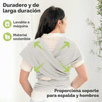 KeaBabies - Portabebés fular original todo en 1 para recién nacidos...
