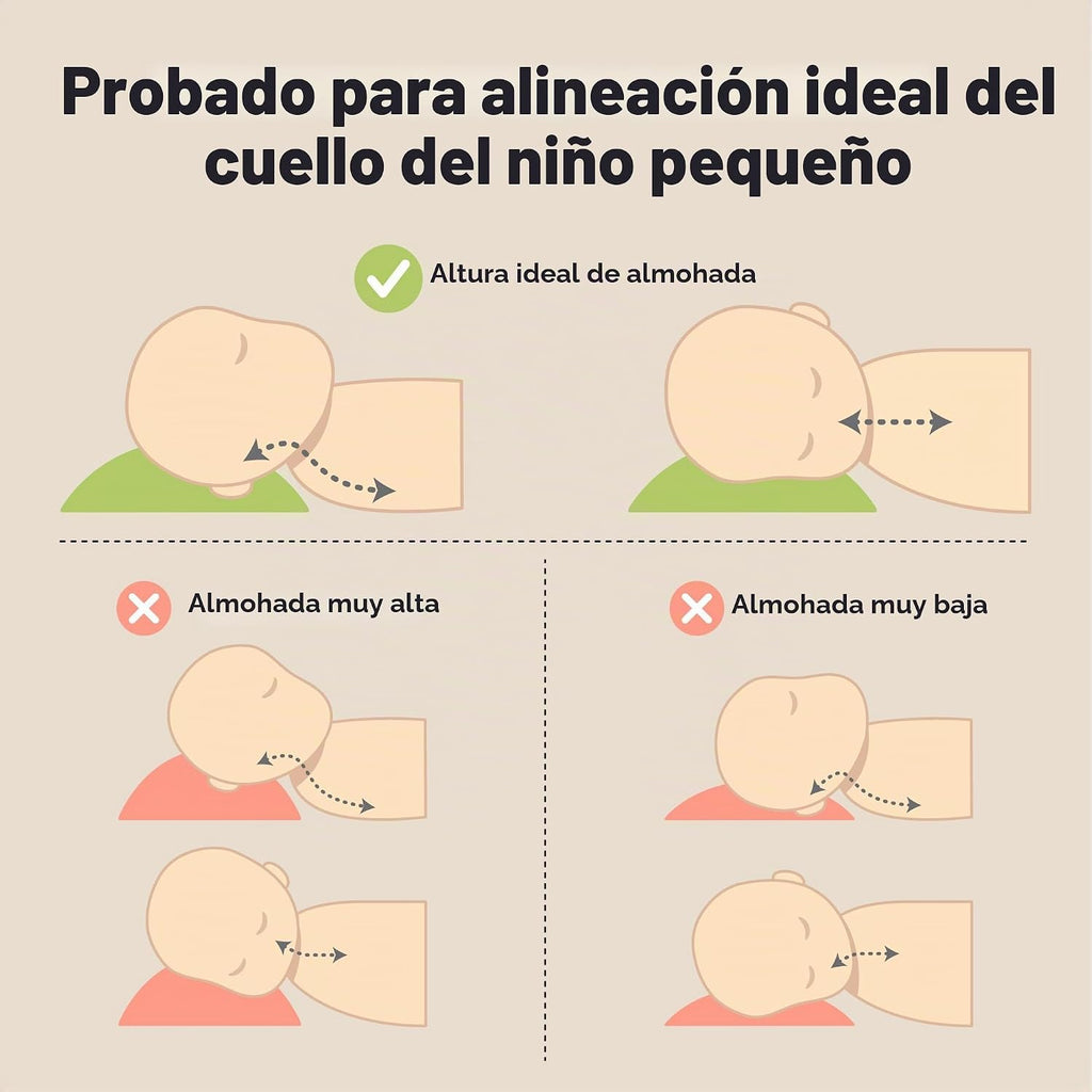 Paquete de 2 almohadas para niños de 2 años a 5,13 x 18 pulgadas (a...