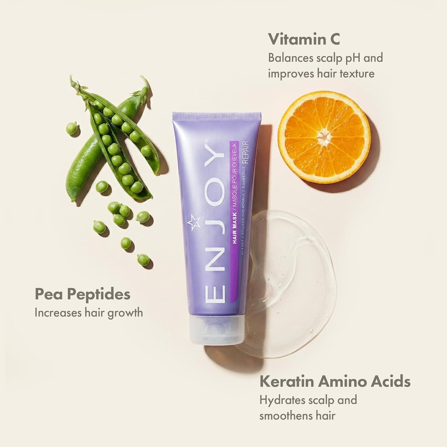 Enjoy Mascarilla capilar, tratamiento acondicionador profundo inten...