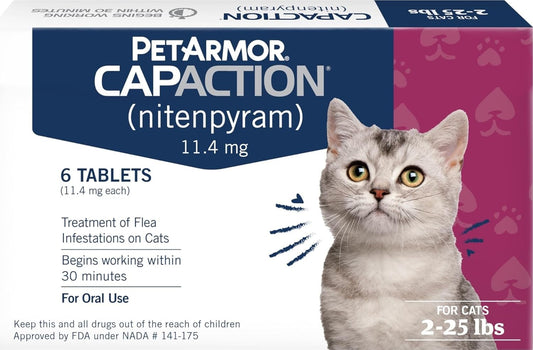 PetArmor CAPACTION (nitenpyram) tratamiento oral contra pulgas para...