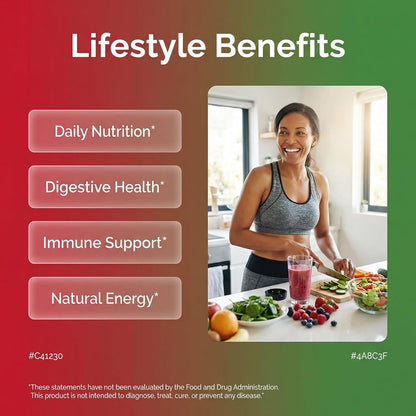Clean Nutraceuticals Suplemento de frutas y verduras Superalimento...