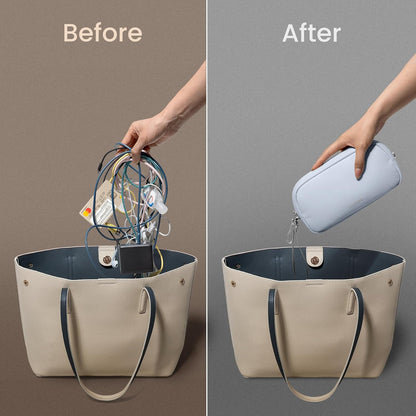 tomtoc Estuche organizador de accesorios de viaje para electrónicos...