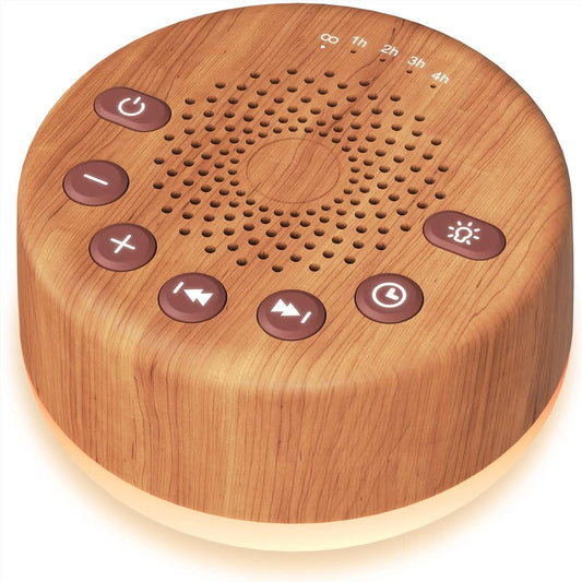 Máquina de Ruido Blanco Easysleep con 25 Sonidos Relajantes y Luces...