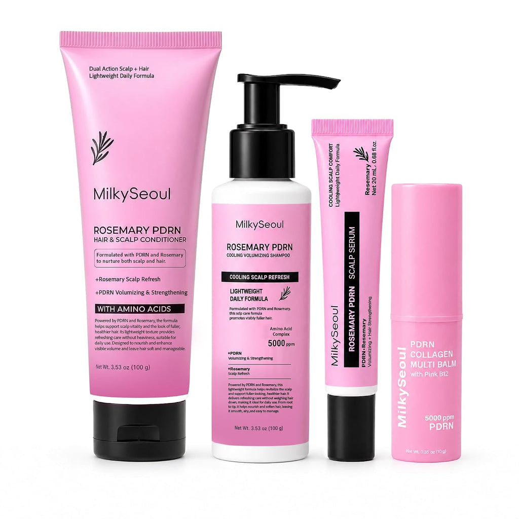 Rosemary PDRN - Juego de cuidado del cabello con barra de colágeno...