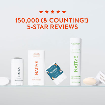 Native Desodorante | Desodorante natural para hombres, sin aluminio...