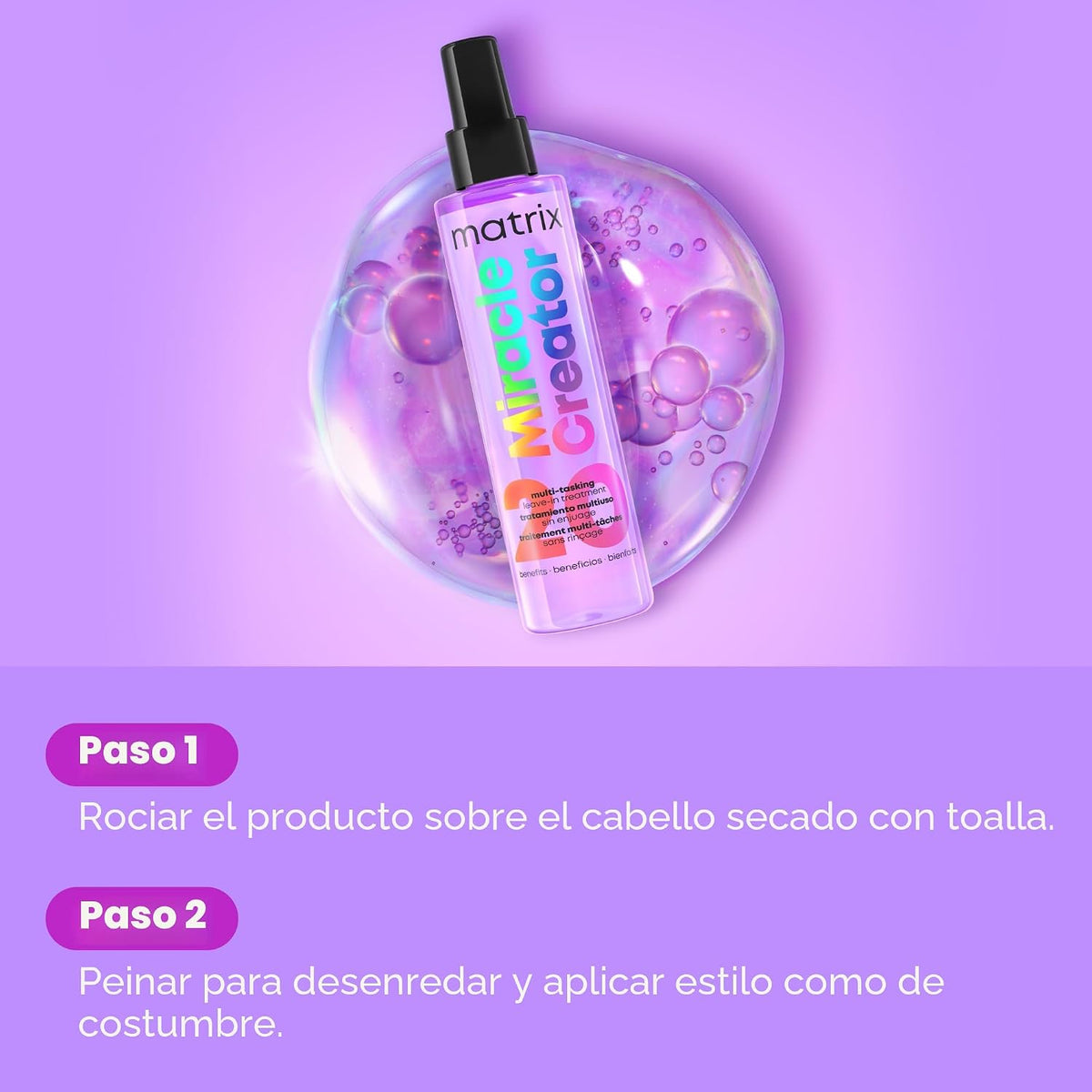 Matrix Miracle Creator Spray Acondicionador Sin Enjuague - Protecto...