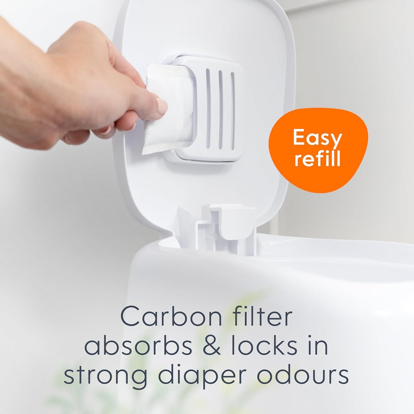 Diaper Genie Playtex Bandeja de repuesto de filtro de carbono para...