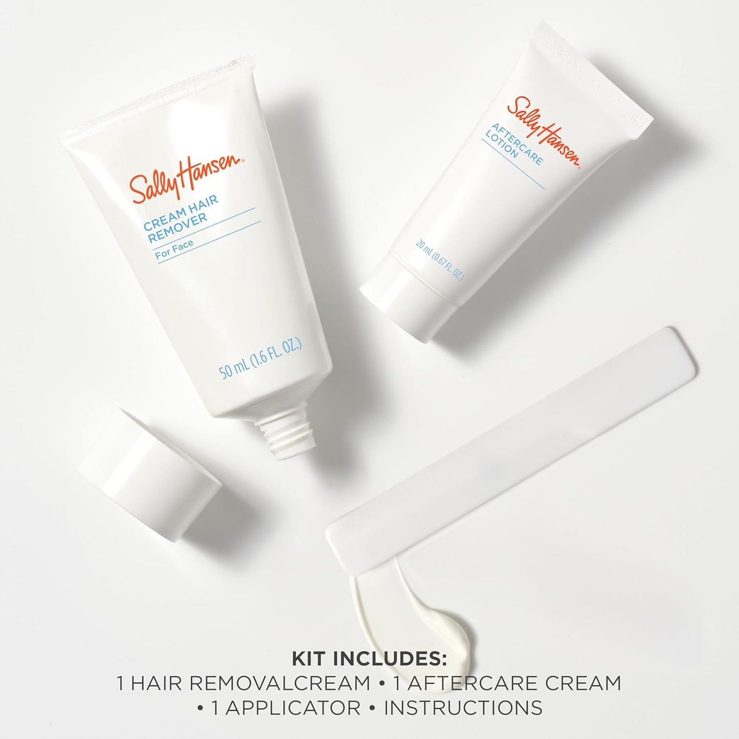 Sally Hansen Removedor de vello para la cara | Crema depilatoria +...