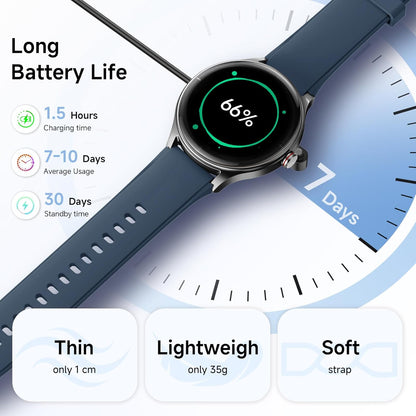 Woneligo Reloj inteligente para hombre, AMOLED de 1.57 pulgadas, pa...
