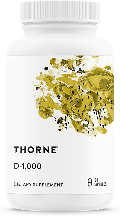 THORNE - Suplemento de vitamina D3 - Apoya huesos saludables, dient...