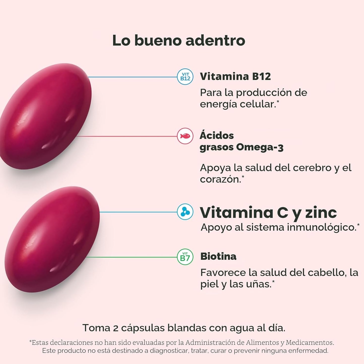 OLLY Ultra Cápsulas Blandas Multivitamínicas para Mujeres, Salud Ge...