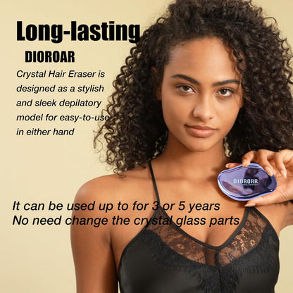 DIOROAR Borrador de pelo de cristal, removedor de pelo de cristal,...