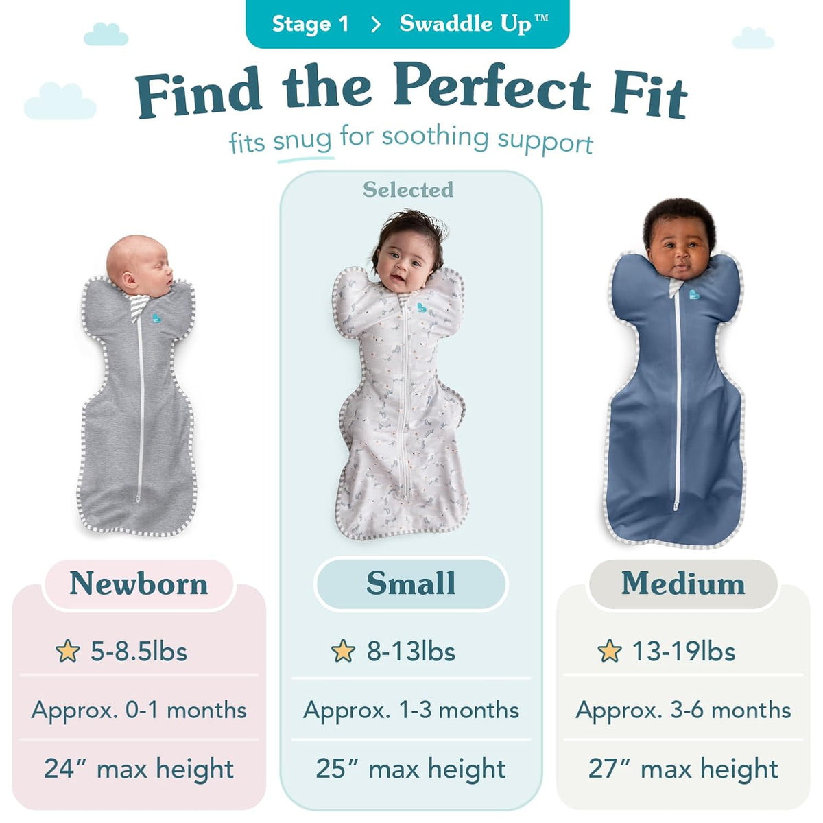 Bolsa de transición 2 en 1 Love to Dream Swaddle Up | 1.0 TOG, 8-13...