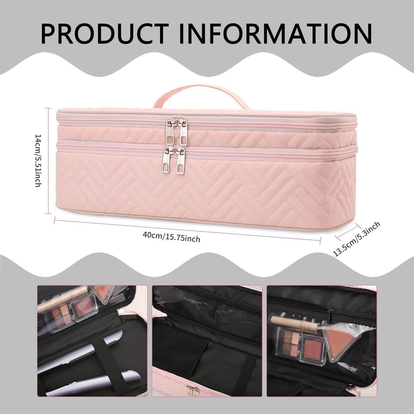 ARLMEGOR Estuche de transporte de doble capa compatible con el seca...