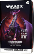 Magic: The Gathering Foundations Commander Deck - Reino de los drag...