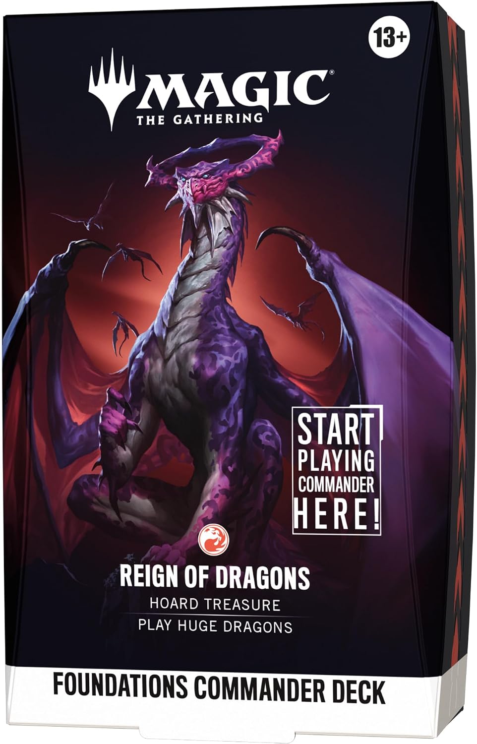 Magic: The Gathering Foundations Commander Deck - Reino de los drag...