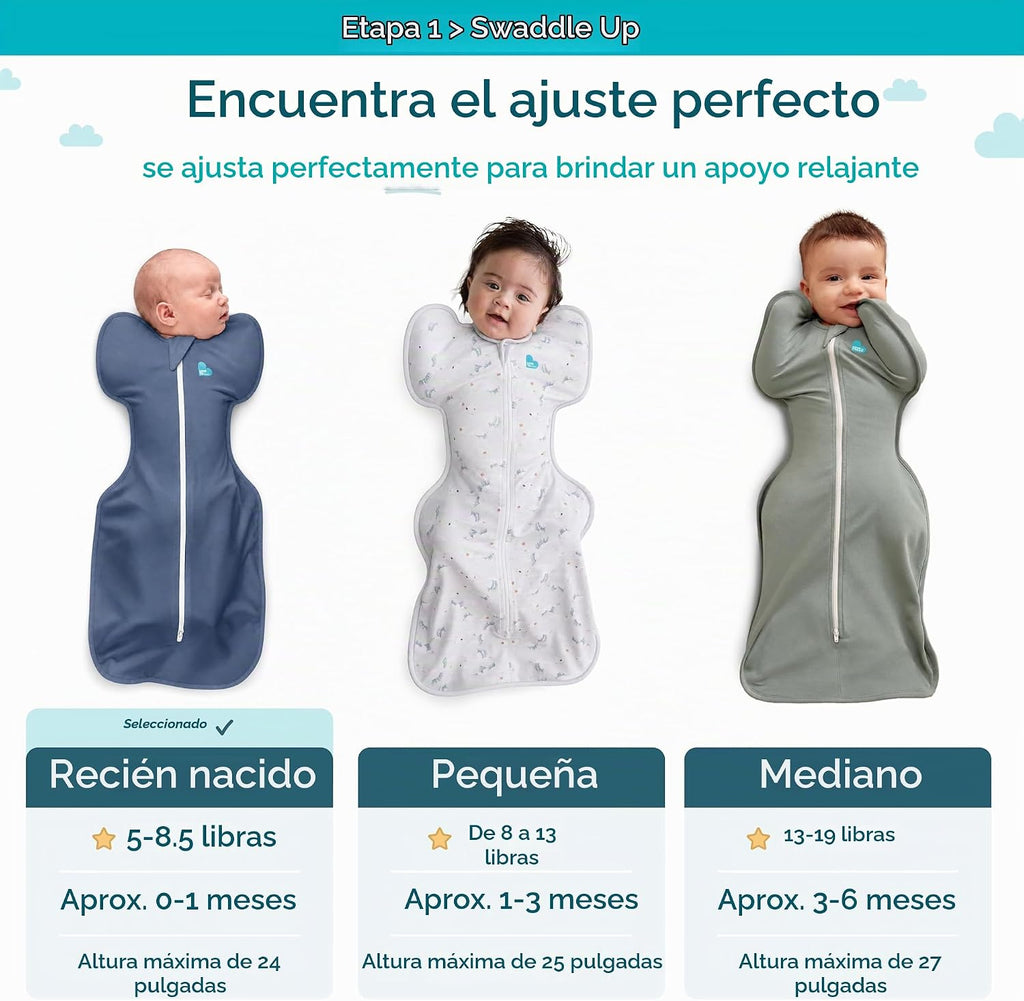 Love to Dream - Saco de dormir Swaddle UP para recién nacidos de 5...