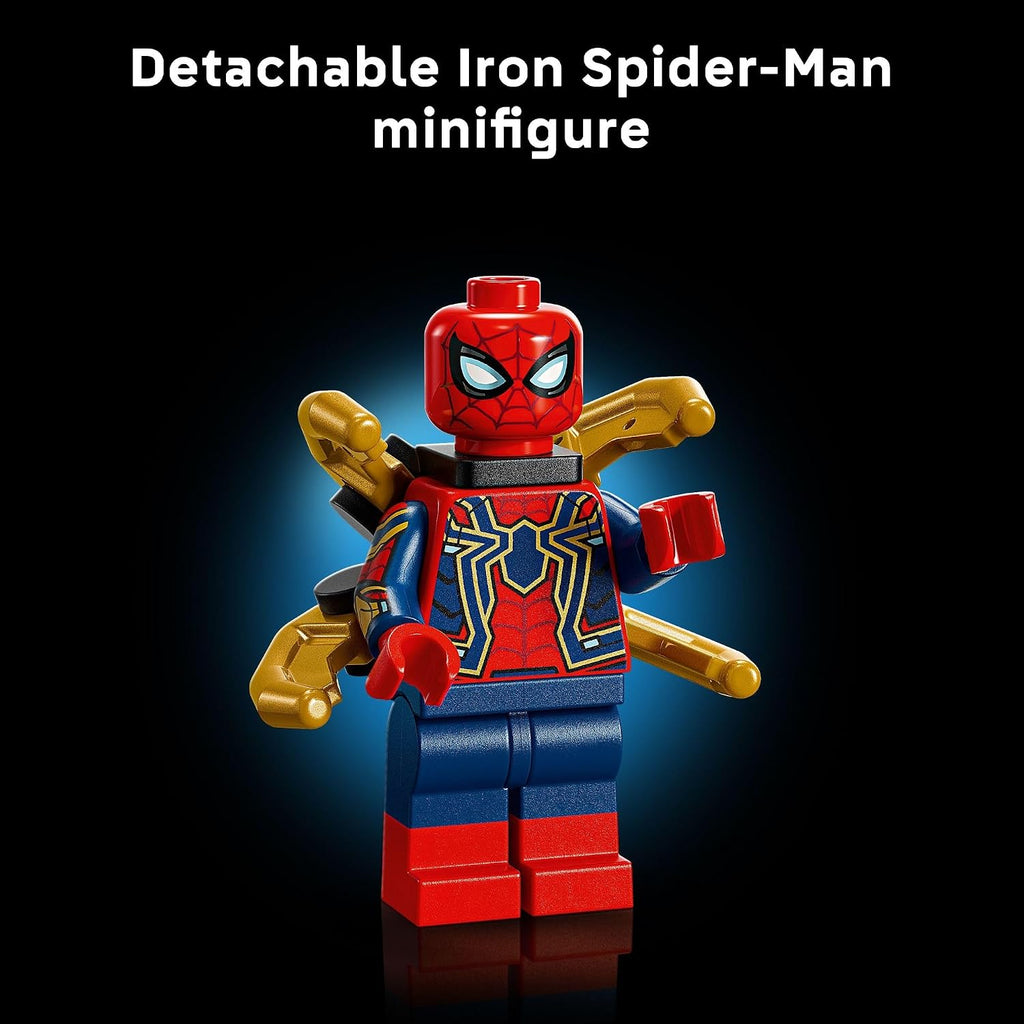 LEGO Marvel Iron Spider-Man Bust coleccionable \u2013 Kit de constr...
