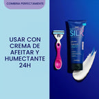 Schick Hydro Silk Máxima protección para la piel púbica, maquinilla...