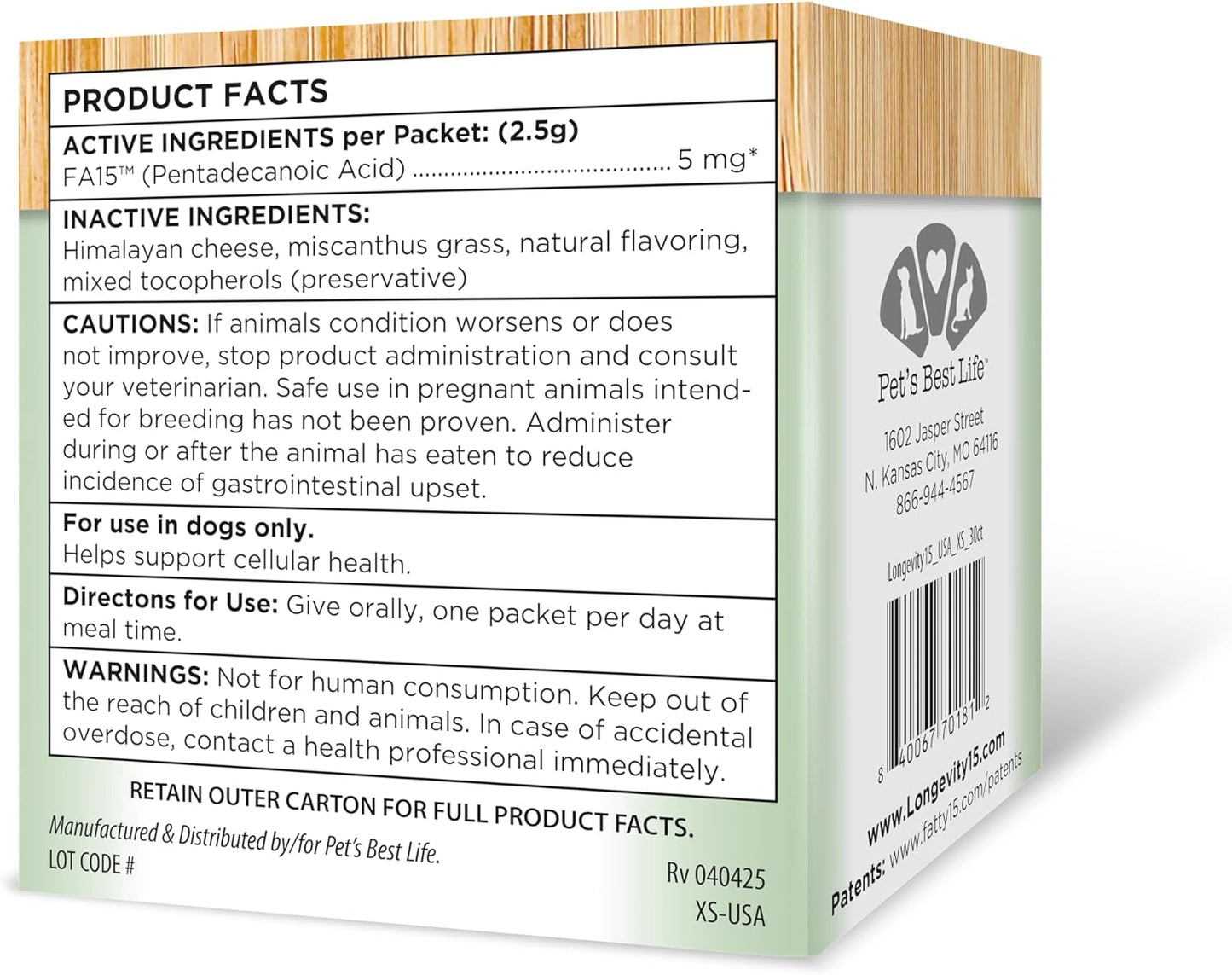 Yummy Combs Longevity15 \u2013 C15:0 \u2013 Suplemento de salud de...