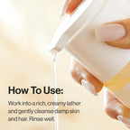 The Honest Company Champú y gel de baño, Citrus Vanilla Refresh, 18...