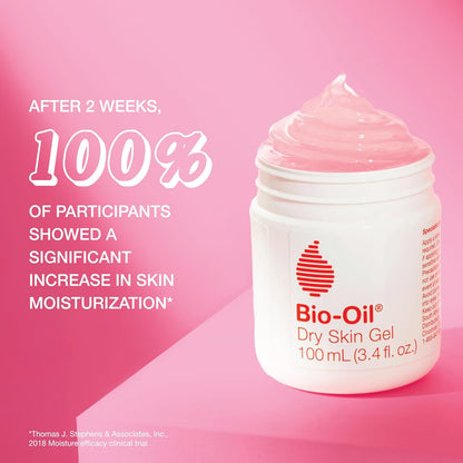 Bio-Oil Juego de cuidado de la piel para cicatrices, estrías y piel seca, kit de 3 piezas de tamaño de viaje que incluye aceite para el cuidado de la piel (2 onzas), gel para piel seca (1.7 onzas) y loción corporal (5.7 onzas), estrías de embarazo y mater