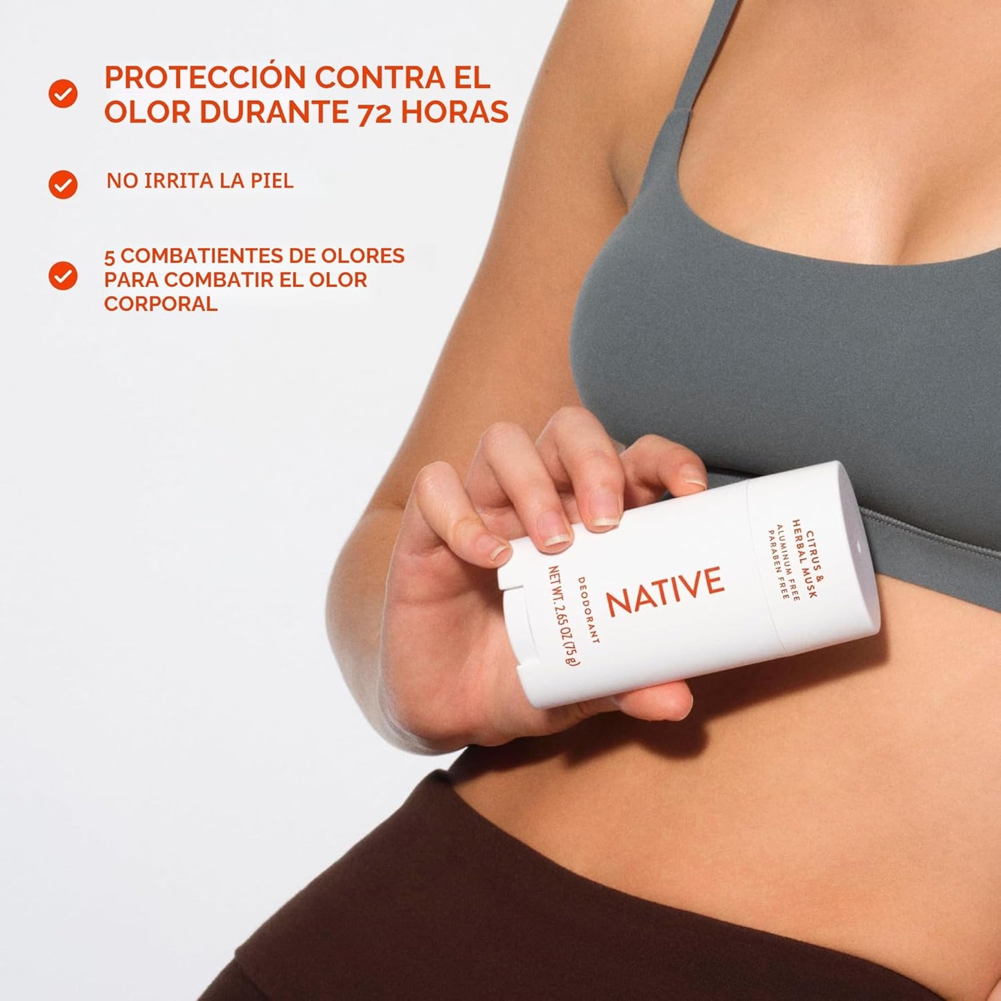 Native Desodorante | Desodorante natural para hombres, sin aluminio...