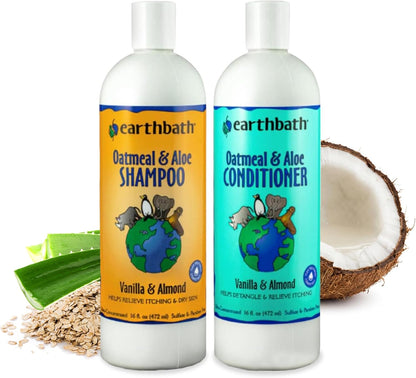 earthbath, Champú y acondicionador de avena y aloe para perros, cha...