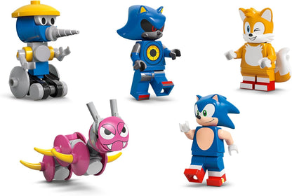 LEGO Sonic The Hedgehog Team Sonic Command Truck Juguete de construcción – Vehículo de juego de simulación con 5 figuras para niños y niñas, a partir de 8 años – Bloques de construcción de juguete