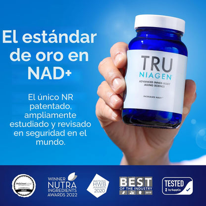 TRU NIAGEN Suplemento NAD patentado para la función cerebral, antie...