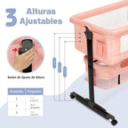 Semphis Moisés 3 en 1, cuna con ruedas, malla transpirable, altura...