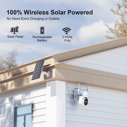 HOSAFE.COM Cámaras de seguridad para el hogar inalámbricas para ext...