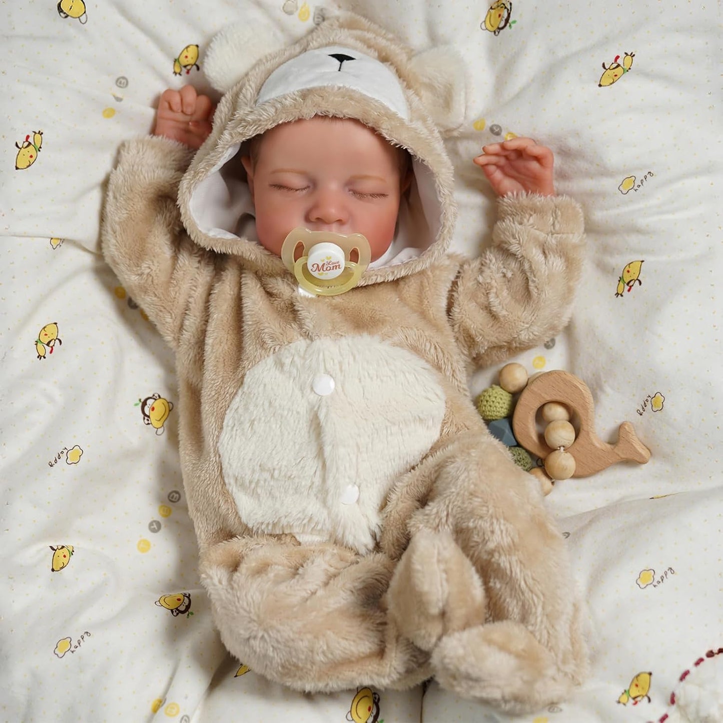 BABESIDE Muñecas de Bebé Reborn Realistas Niño - Muñeca de Bebé de 17 Pulgadas Cuerpo Suave Realista-Muñeca de Bebé Recién Nacido de Silicona Cuerpo Completo de Vinilo Muñecas de Bebé de Vida Real con