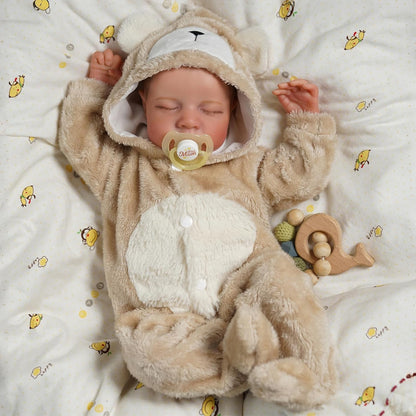 BABESIDE Muñecas de Bebé Reborn Realistas Niño - Muñeca de Bebé de 17 Pulgadas Cuerpo Suave Realista-Muñeca de Bebé Recién Nacido de Silicona Cuerpo Completo de Vinilo Muñecas de Bebé de Vida Real con