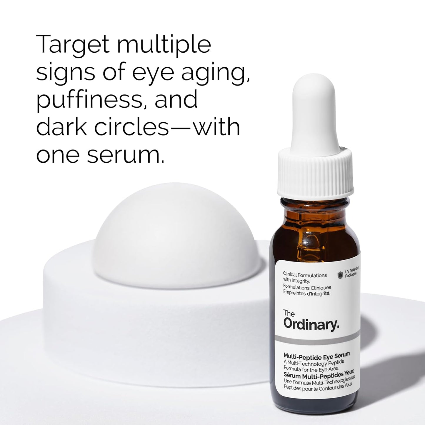 The Ordinary Set de Soporte para la Edad - Régimen de piel antienvejecimiento de 3 pasos con Multi-Péptido + HA, suero ocular Multi-Péptido y factores hidratantes naturales + fitoceramidas | Set para