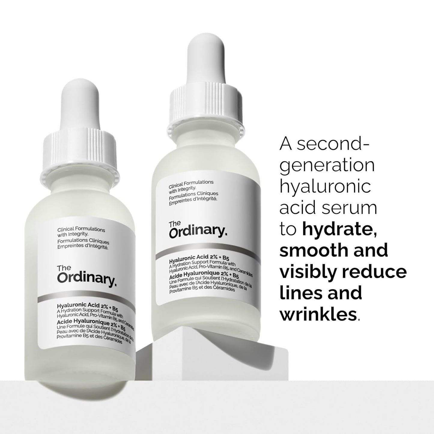 The Ordinary Set favorito de suero – Ácido hialurónico 2% + B5, niacinamida 10% + zinc 1%, solución de cafeína 5% – Sueros para ojos y cara para hidratar, aclarar y minimizar los poros cuidado de la piel