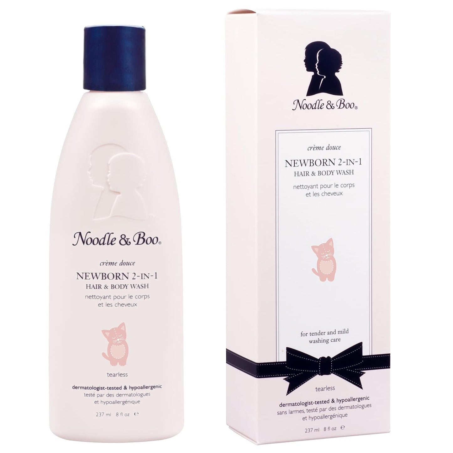 Noodle &amp; Boo Gel de baño y cabello 2 en 1 para recién nacidos